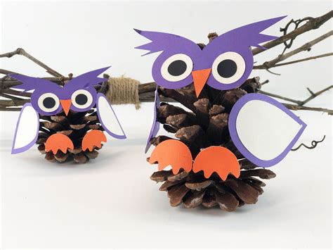 Pinecone Owl Template
